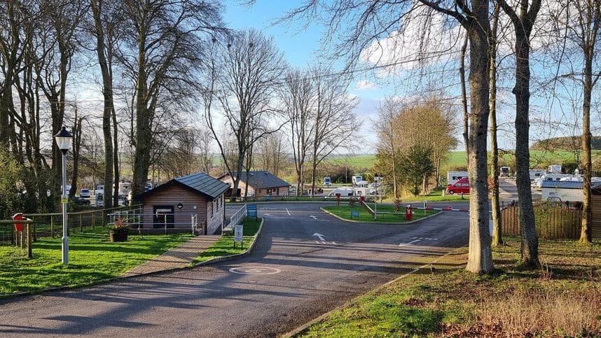Winchester Morn Hill Club Site entrance