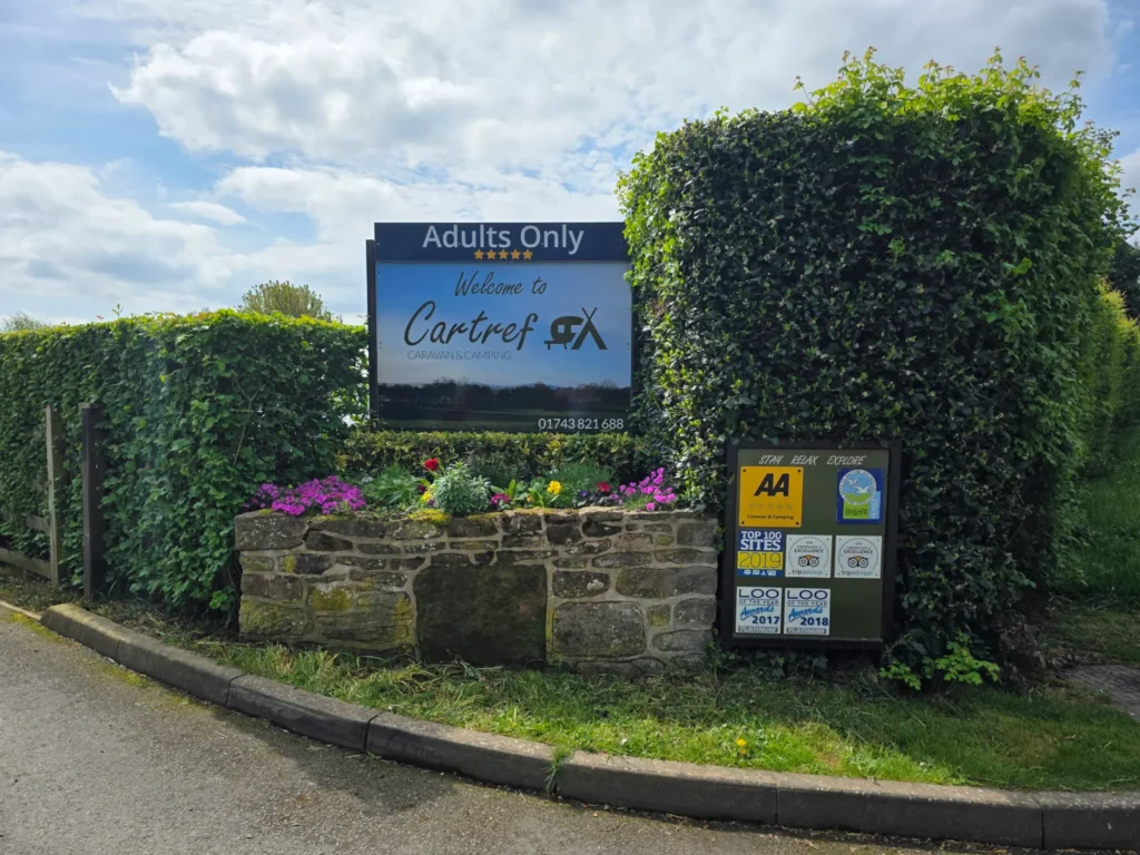 Best Caravan Sites UK - Cartref Caravan and Camping Site in Shropshire