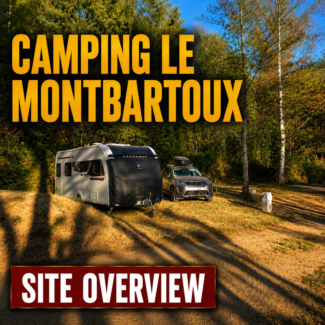 Camping Le Montbartoux Site Overview in France