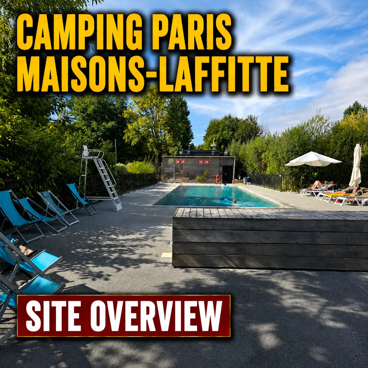 Camping Paris Maisons-Laffitte Site Overview in France